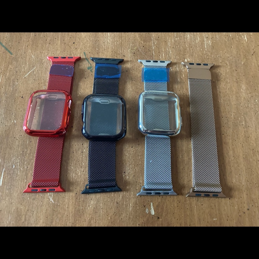 Men’s 42/44mm Apple Watch band set -magnetic new
